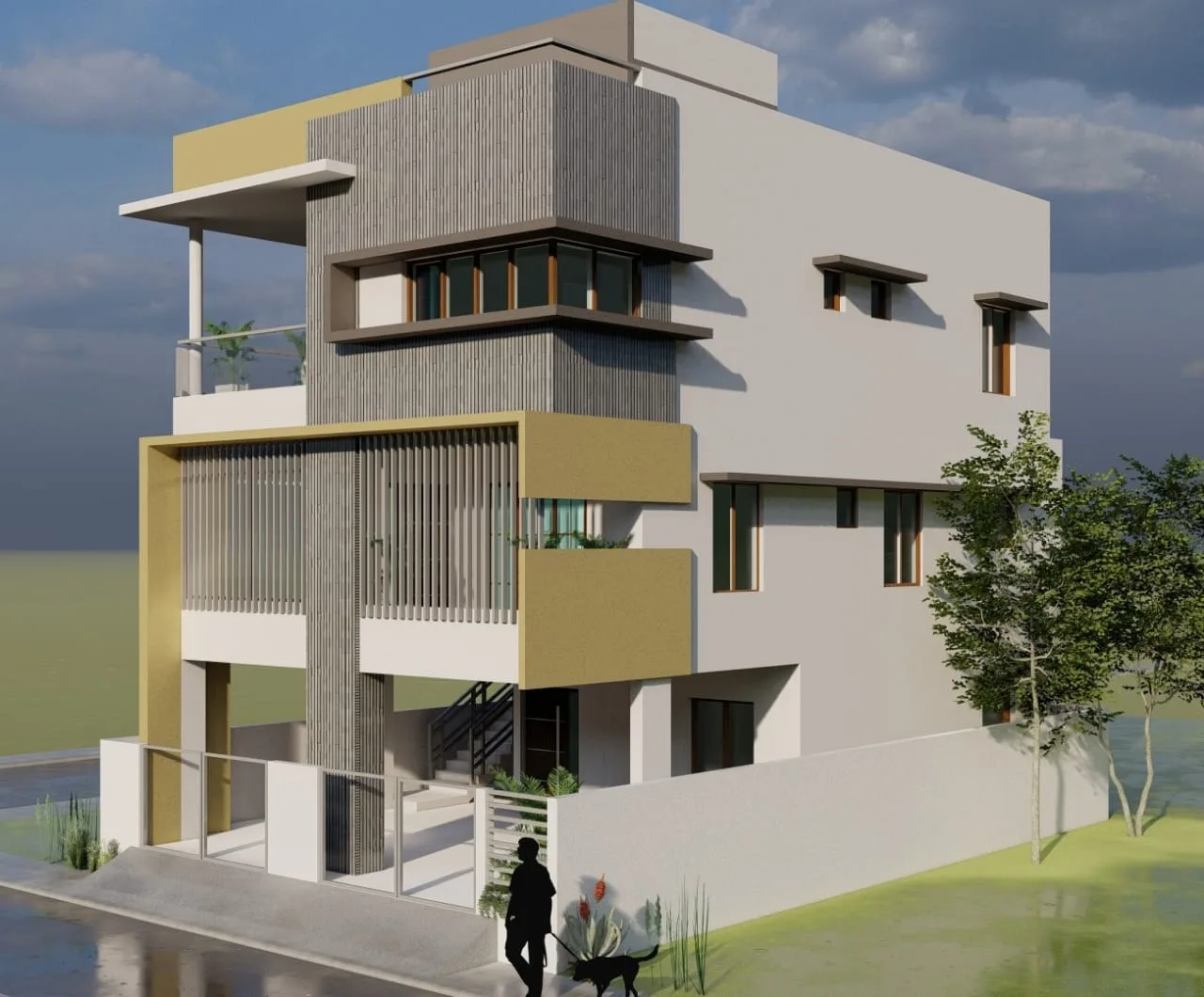 4BHK Construction Project Dollar Colony Sarjapur Bangalore — TouchWood Studio