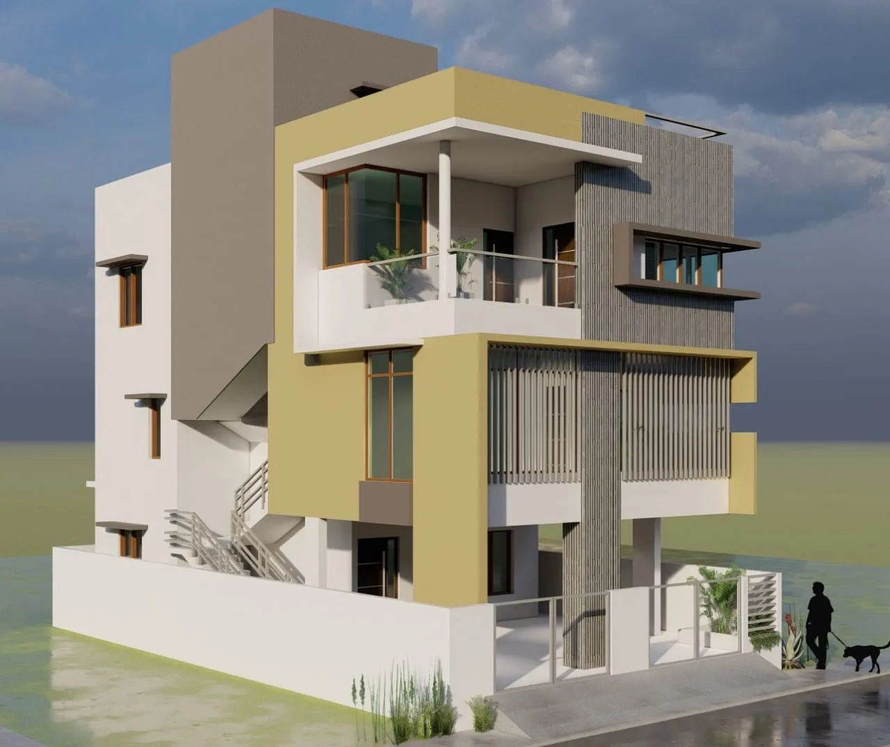 4BHK Construction Project Dollar Colony Sarjapur Bangalore — TouchWood Studio