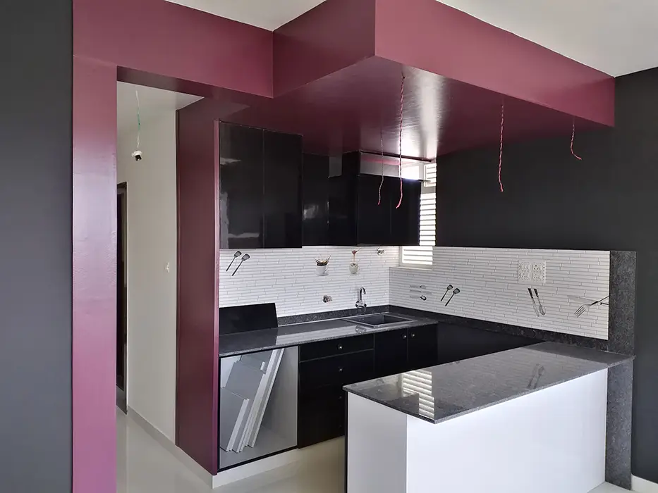 Interior design project 013 Vaibava Byrathi 1BHK image 2 - TouchWood Studio Bangalore