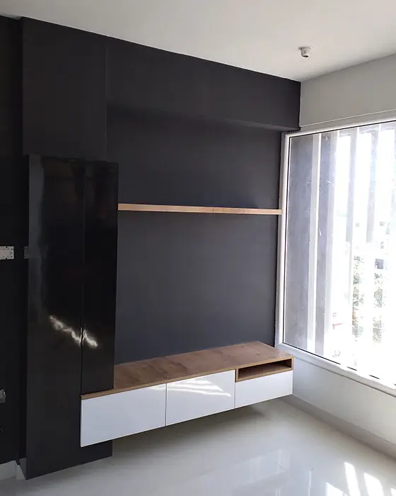 Interior design project 013 Vaibava Byrathi 1BHK image 4 - TouchWood Studio Bangalore