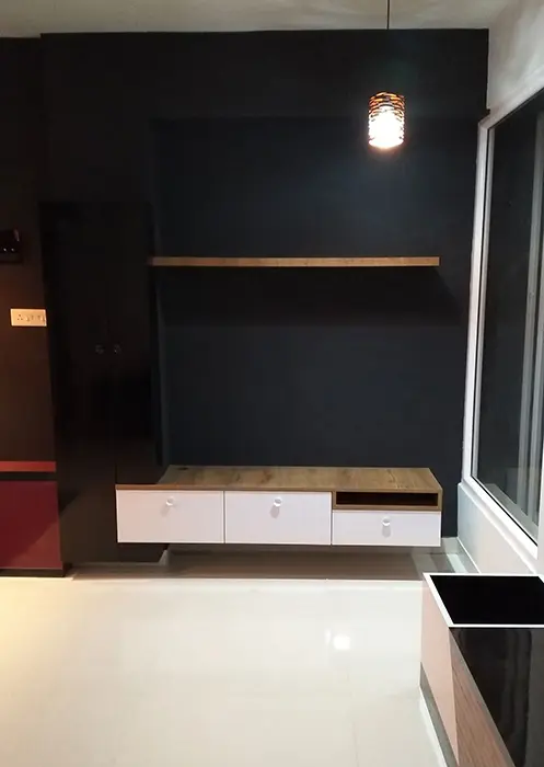 Interior design project 013 Vaibava Byrathi 1BHK image 5 - TouchWood Studio Bangalore