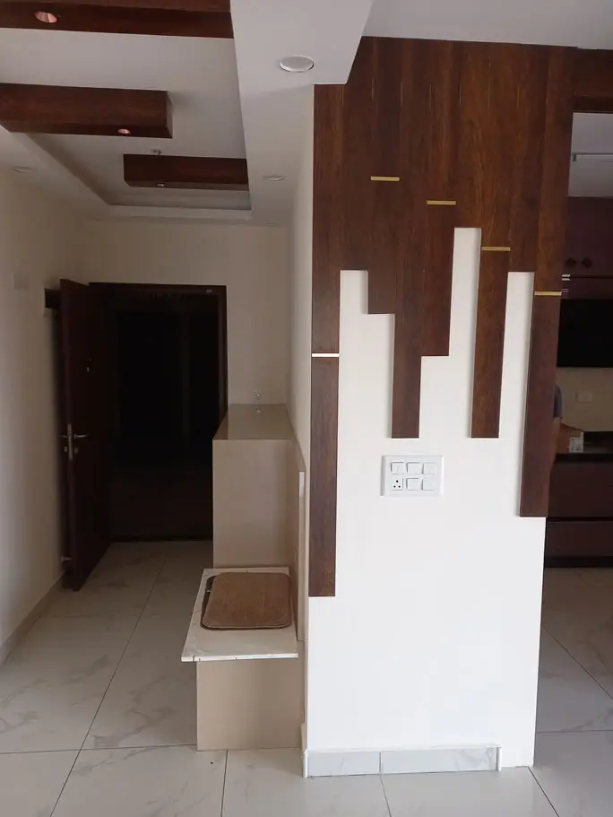 2BHK Interior Design Aqua Whitefield Home 1 Bangalore — TouchWood Studio