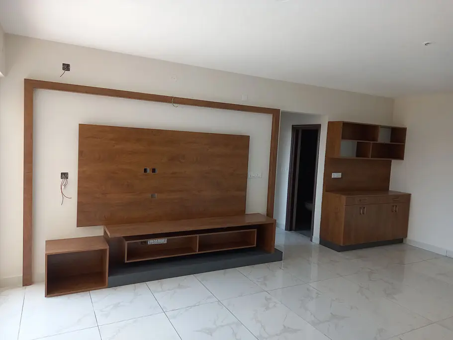 Interior design project 019 Aqua Whitefield 2BHK Purushotham image 3 - TouchWood Studio Bangalore