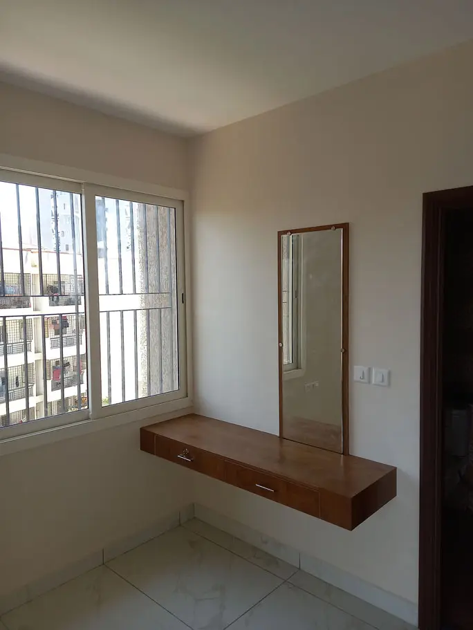 Interior design project 019 Aqua Whitefield 2BHK Purushotham image 9 - TouchWood Studio Bangalore